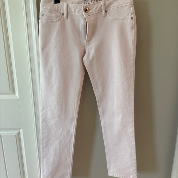 DL 1962 Women's Light Pink Ankle Jeans - Picture 1 of 6